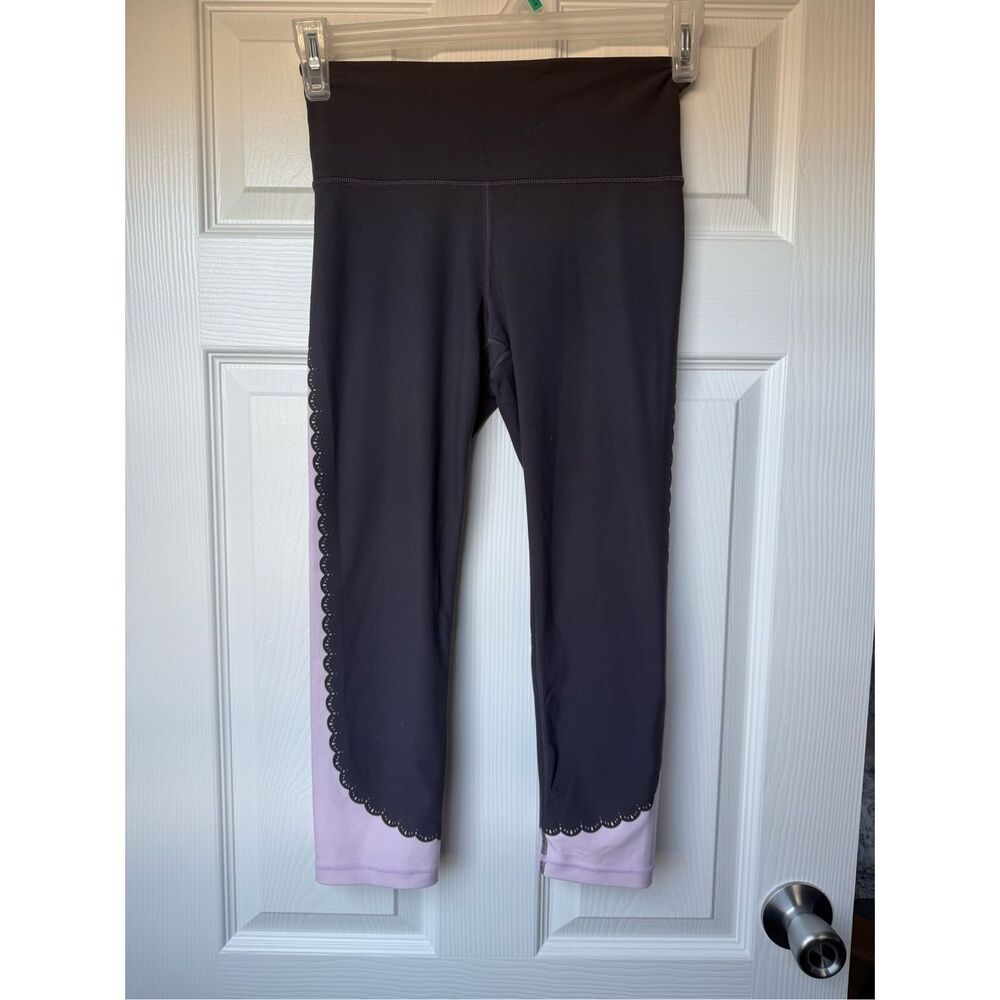 Athleta Calf Length Leggings Size Small Women's Gray and Purple Workout Casual